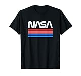 60er 70er Jahre Vintage Retro NASA Wurm Logo Vintage NASA Geschenkidee T-S