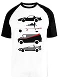 Das Autos Das Star Weißes Baseball T-Shirt Kurze Ärmel Unisex Größe XXXL White Baseball Tee Size XXXL