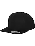 Yupoong Unisex Classic Snapback Cap Kappe, black, Einheitsgröß