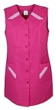 7/8 Kasack kurz einfarbig Schürze ohne Arm, Größe:46, Farbe:pink