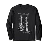 E-Gitarre Skizze Gitarrist Geschenk Gitarrenspieler Musiker Lang