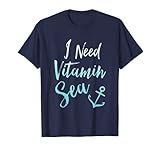 I NEED Vitamin Sea Wortspiel Shirt, funny T-Shirt für Dej