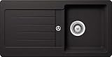 Schock Küchenspüle 86 x 43,5 cm Typos D-100S Nero - CRISTALITE Granitspüle ab 45 cm Unterschrank-B