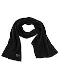 JACK & JONES Herren Jjdna Knit Scarf Noos Schal, Schwarz (Black Black), Einheitsgr e EU