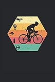 Bicicleta de carreras retro vintage cuaderno A5 de 120 páginas para ciclistas de carrera (6x9 pulgadas): Cuaderno como idea de regalo para ciclistas y ... de carreras para p