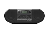 Panasonic RX-D550E-K CD Boom Box (Radio UKW, CD Player, USB, Bluetooth, Netz- und Batteriebetrieb) schw