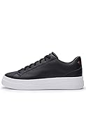 CARE OF by PUMA Leather Platform Court Damen Low-Top Sneakers, Schwarz, 42 EU