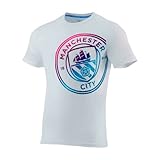 Manchester City Large Crest Tee - White - Size XXL