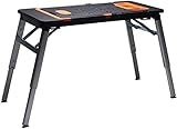 Vertak 7-in-1 Klappbare Werkbank Faltbar lles in Einem Haushalt & DIY-Arbeitsplatz Werk-und Spanntisch-150-250 kgs Tragkraft-Große Arbeitsfläche-Aufgedruckte Skala & Winkelangaben Klappbar Vielseitig
