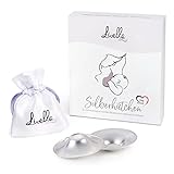 Livella Silberhütchen - Schützt und beruhigt bei wunden und empfindlichen Brustwarzen - Medizinprodukt Made in Germany - Stillhütchen 2 Stück - massives 999 Silber - Frei von Kupfer Nick