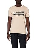 Armani Exchange with Logo and Picture T-Shirt, Pure Cashmere, L