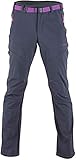 Tofern Damen Mädchen Softshellhose Activate Wanderhose Outdoorhose Multiaktivitäten ,Winter-grau,Euro S