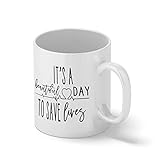 Grey's Anatomy It's Beautiful Day To Save Lives Weißer Becher Mug | Lustige Neuheit Tassen für Kaffee Tee 312