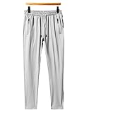 Huntrly Herren Sporthose Sommer Lose Große Größe Lässige Sporthose Leichte und Bequeme Hose mit geradem Bein M