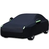 ZHANGLIXIA Kompatibel mit Chevrolet Corvette, C7 Stingray 2DR Cabrio 2014-2019 Alle Weather Weather Car Cover, Outdoor Sun Rain Wind Protection, Full Cover mit reflektierenden S