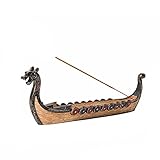 Räucherstäbchen Burner Resin Viking Ships Haften Räucherstäbchen halter Drachenboot Hand Geschnitzt Censer Ornament Dekoration Handwerk
