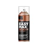 EASYMAX Sprühlack matt mit extrem hoher Deckkraft - Spraydosen Sprühfarbe DIY Lack Acryllack Spray Paint Farbspray Sprühdose Lackspray (Kupfer)