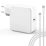 65W USB C Netzteil, Type C PD Ladegerät Laptop Ladekabel für Mac Book Pro/Air, Lenovo HP ASUS Acer Dell XPS 13, Xiaomi Air, Huawei Matebook, Thinkpad i-Pad Pro, Pixel und mehr, USB C Charger-2M Kab