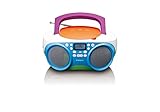 Lenco SCD-41 - CD-Player für Kinder - CD-Radio - Stereoanlage - Boombox - UKW Radiotuner - USB Anschluss - MP3 - 2 x 1 W RMS-Leistung - Netz- und Batteriebetrieb - B