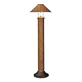 zunruishop Leselampen bodenstehend Moderne Stehleuchte Industrie Personalisierte Handgefertigte Bambus Weben tropischen Stil Art Deco Stehen Lampe for Wohnzimmer Lese Schlafzimmer hohe Stehlamp