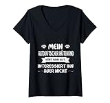 Damen Altdeutscher Schäferhund Lustig - Altdeutscher Schäferhund T-Shirt mit V