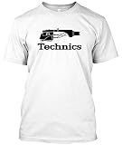Technics Logo Dj 1200 Turntable Music Custom Men's Black T-Shirt Tee Black XXL