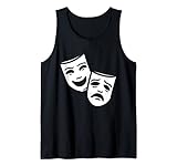 Griechische Theater-Masken für Komödie und Tragödie Tank Top