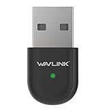 WAVLINK AC600 USB WLAN Stick, Dualband WLAN Adapter 5GHz (433 Mbit/s) + 2,4GHz (200 Mbit/s), USB 2.0, WPA/WPA2 Mix, Kompatibel mit Windows 10/8.1/8/7/XP/Vista, Mac OS X, MacBook schw