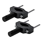 Fltaheroo 2 StüCk Universal Motorrad Scheinwerfer Halterung LED Scheinwerfer VerllNgerung Halterung Aluminium für,B
