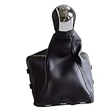 HTSM Für Opel Für Vectra C B Für Corsa Für Astra 02-05 ABS Auto Handbuch 5 6 Gang Schaltknauf Shifter Handball Mit Gamaschenstiefel Schalthebel (Color : 5speed B, Größe : 1)