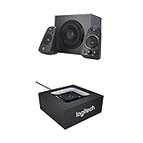 Logitech Z623 Soundsysteme 2.1 Stereo-Lautsprecher THX (mit Subwoofer) schwarz + Logitech Bluetooth Audio Adapter schw