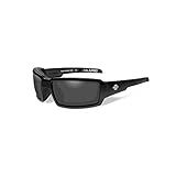 HARLEY-DAVIDSON Wiley-X Jumbo Sonnenbrille Belüftet Revolutionäre PPZ™Linsen, Smoke Grey