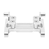 logozoee 1:14 Aluminium Heckchassis für RC Modellautos, Heckchassis für 1/14 Traktor Truck Durable mit Schraube für 1/14 Traktor Truck für 1/14 RC Car(Silber-)