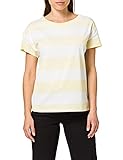 edc by ESPRIT Damen 051CC1K325 T-Shirt, 745/LIGHT Yellow, S