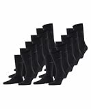 ESPRIT Herren Solid 10-Pack M SO Socken, Schwarz (Black 3000), 40-46 (10er Pack)