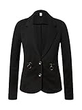 SOYACONCEPT Damen Blazer Daniela 3 schwarz M (38)