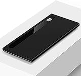 N - A 100000mAh Externer Akku Powerbank USB C Power Bank mit 2-USB-Ausgang, Micro+USB C Eingänge und LED-Anzeige, 2.1A Schnelles Aufladen Tragbares Ladegerät für iPhone, Samsung und Mehr,Schw