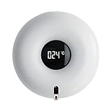 Ourleeme Automatischer Seifenspender, Wandmontage, automatischer Sensor-Seifenspender, intelligenter USB-Anschluss, mit LED-Anzeige, Infrarot-Kabel Typ C für die Reinigung der Hände der T