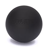 ATHLETIC AESTHETICS Massage-Ball [6cm Durchmesser] - Als Lacrosse-Ball und Faszien-Ball zur Selbstmassage und zur Triggerpunkttherapie (genaue Behandlung von Verspannungen) geeignet (Schwarz)