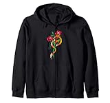 Dragon Tattoo Design Flowers Mystic Power Symbol Kapuzenjack