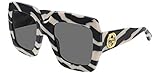 Gucci Sonnenbrille GG0178S 012 Sonnenbrille Damenfarbe Schwarzgrau Linsengröße 54