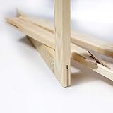 Generisch Keilrahmen Bausatz 2 cm Holzleisten Set selbst zusammenbauen ohne Leinwand (40 x 50)