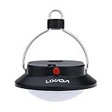 Flytise 60LED Outdoor Indoor Camping Lampe mit Lampenschirm Kreis-Zelt White Light Camping Hängelamp