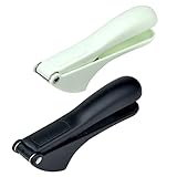 BESTonZON 2Pcs Manuelle Knoblauch Presse Edelstahl Knoblauch Masher Knoblauch Fleischwolf Werkzeug Knoblauch Presser Knoblauch Brecher Küche Gadget für Hause (Farbe Sortiert)