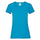 Fruit of the Loom - Lady-Fit Valueweight T - Modell 2013 XXL,Azure B