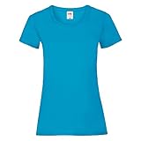 Fruit of the Loom - Lady-Fit Valueweight T - Modell 2013 XXL,Azure B