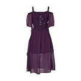 Damen Halloween-Kostüm, schulterfrei, Schnürung, U-Boot-Ausschnitt, schmal, langes Kleid, Übergröße, Gothic, Lolita, Braut, Hexe, Party, Cosplay Kleider, violett, XX-Larg