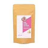 Popcornzucker Sahne Creme 200g Zucker Aroma perfekt geeignet für Zuckerwatte und Popcorn zum zubereiten Zuhause Süßes Premium Zuck