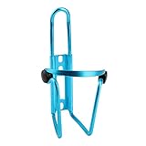 YQCSLS. Fahrradlenker Halterung Flaschenhalter Aluminiumlegierung Durable Fahrrad Flaschenhalter Halterung Fahrrad Wasser Tasse Rack Käfig mit Schnalle (Color : Blue)