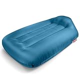 Fatboy® Lamzac L 3.0 Sky Blue | Aufblasbares Sofa/Liege, Sitzsack mit Luft gefüllt | Outdoor geeignet | 190 x 105 x 45